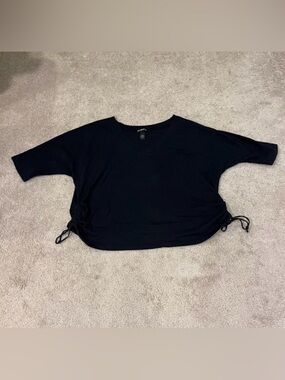 Lane Bryant 3/4 Sleeve Top with Cinched Sides